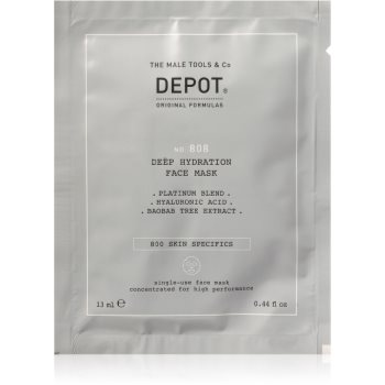 DEPOT 800 SKIN SPECIFICS NO. 808 DEEP HYDRATATION FACE MASK mască de hidratare profundă pentru barbati - imagine 2